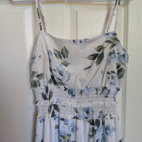 Floral Sundress | Fit & Flare | XL | NWOT | Spaghetti Straps and Smocking! - Picture 2 of 9